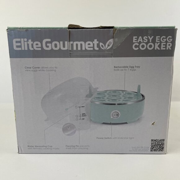 Elite Gourmet EGC115M Easy Egg Cooker Electric 7-Egg Capacity - Picture 1 of 5
